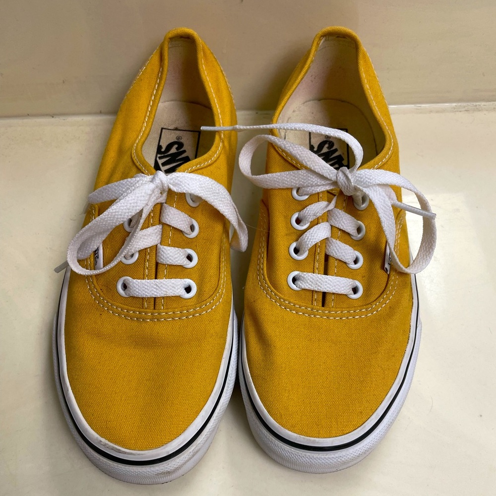 Mustard yellow Vans